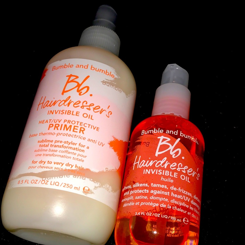 Bumble & Bumble hair care set of 2 *****used twice  INEXCELLENT CONDITION NO BOX